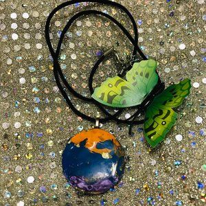 Reversible Unique Rare Vintage Handmade Necklace